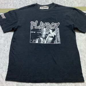 PLAYBOY Black Graphic Tee